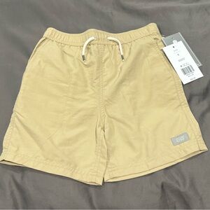 Ocean + Coast boys Beige Casual Shorts with Drawstring